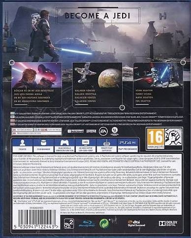 Star Wars Jedi Fallen Order - PS4 (Genbrugt)